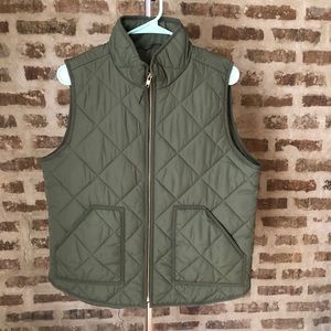J. Crew Mercantile quilted vest.